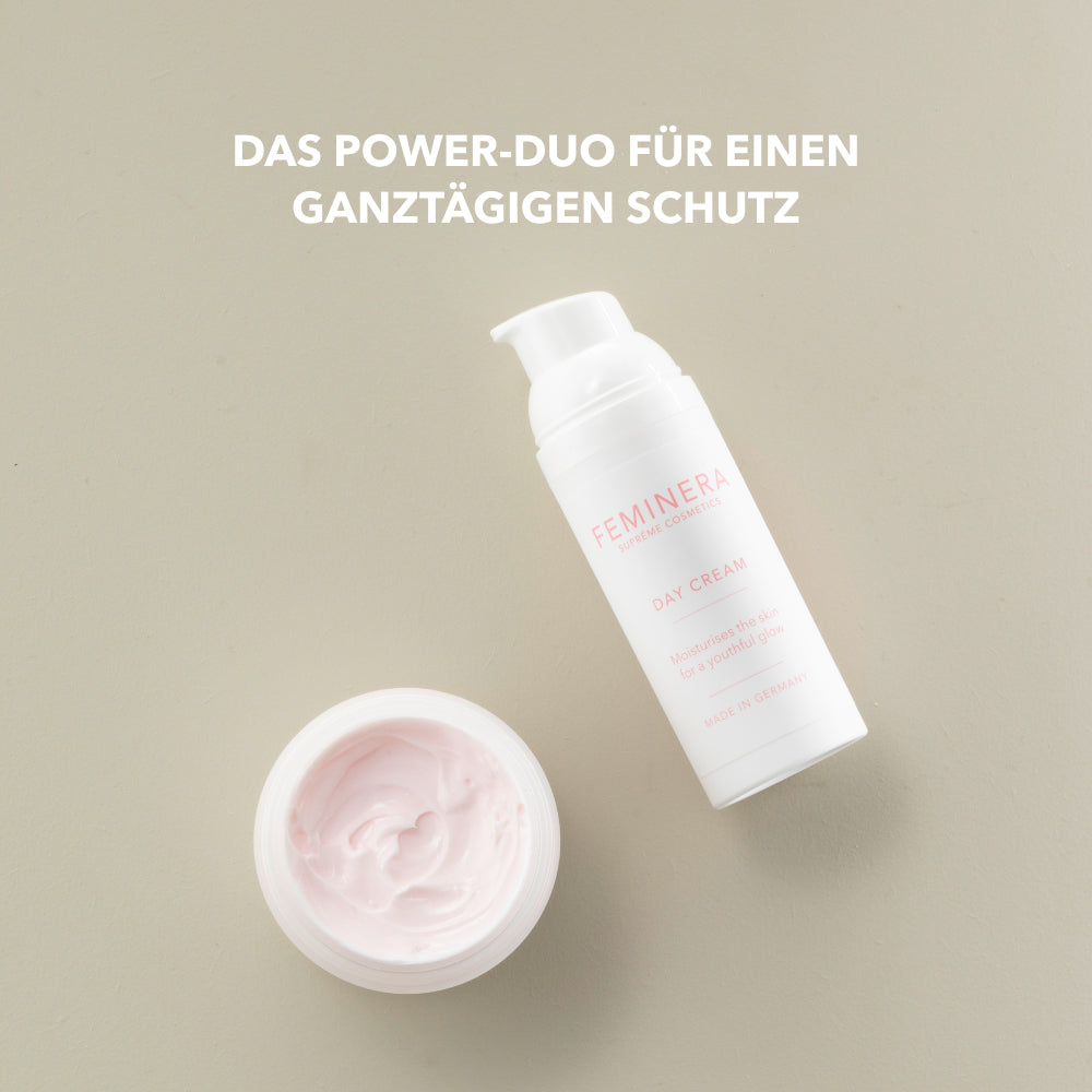 Duo Tages- und Nachtcreme: Ganztägiger Schutz vor Hautalterung