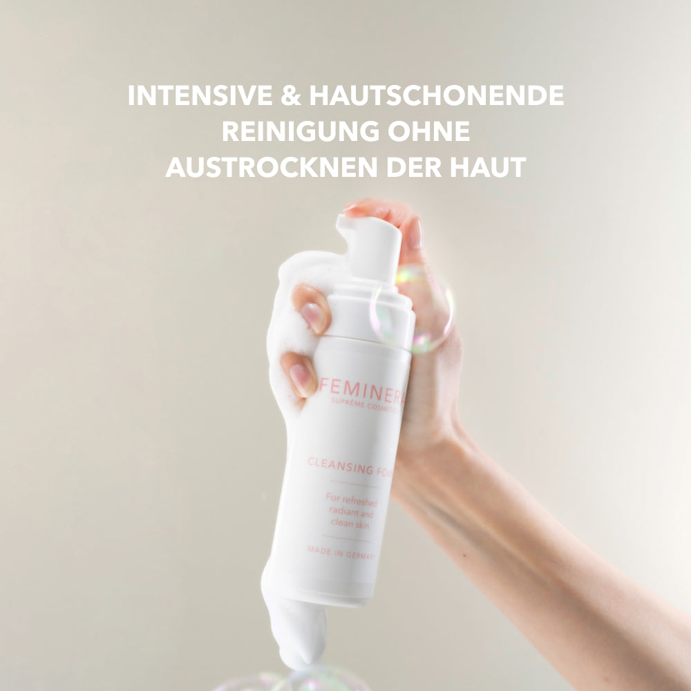 Intensive & Hautschonende Reinigung ohne Austrocknen der Haut