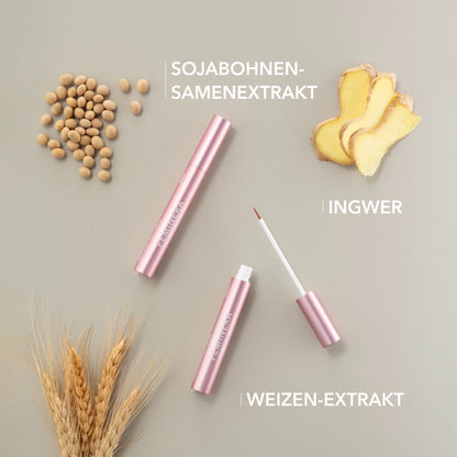 Natürliche Inhaltsstoffe: Sojabohnen-Samenextrakt, Ingwer, Weizen-extrakt