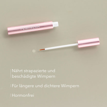 Wimpernserum: Gegen strapazierte beschädigte Wimpern, hormonfrei, für längere und dichtere Wimpern